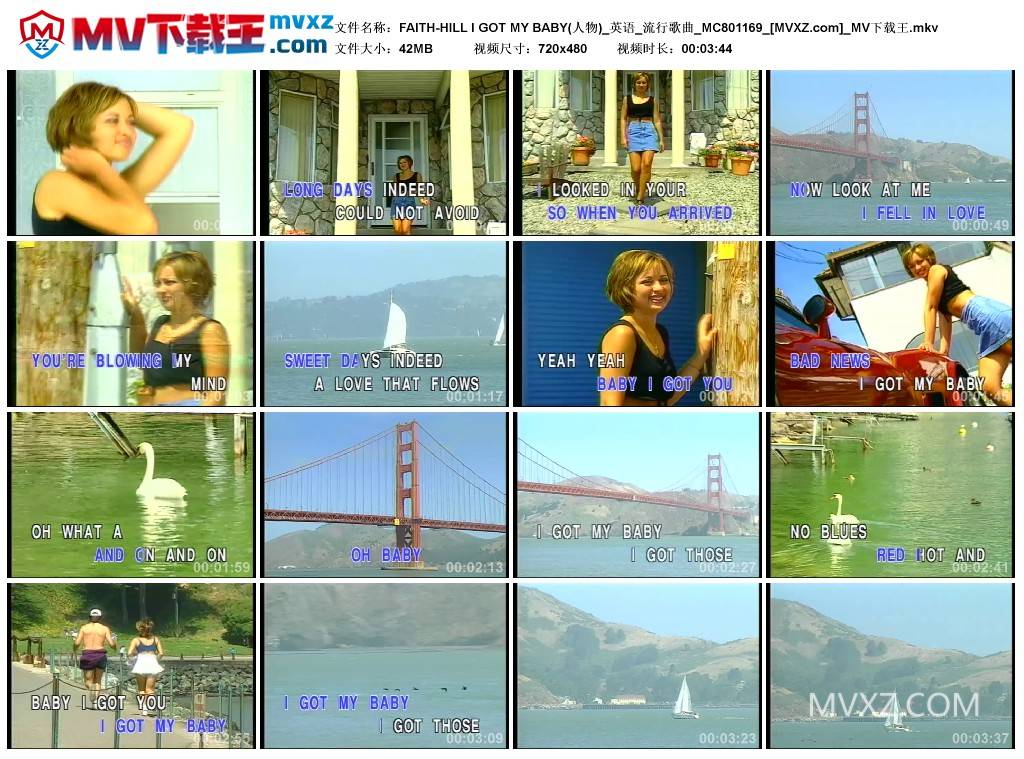 FAITH-HILL I GOT MY BABY(人物)_英语_流行歌曲_MC801169